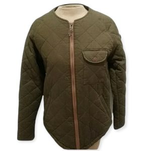 Men's Koto  Quilted Jacket in Olive Green
